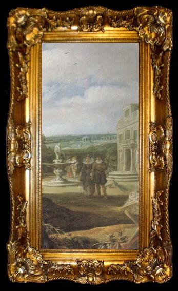 framed  Frans Hals Details of Isaak Abrahamsz Massa and Beatrix van der Lean (mk45), ta009-2